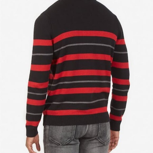 Kenneth Cole New York Mens Stripe Sweater - Picture 2 of 2